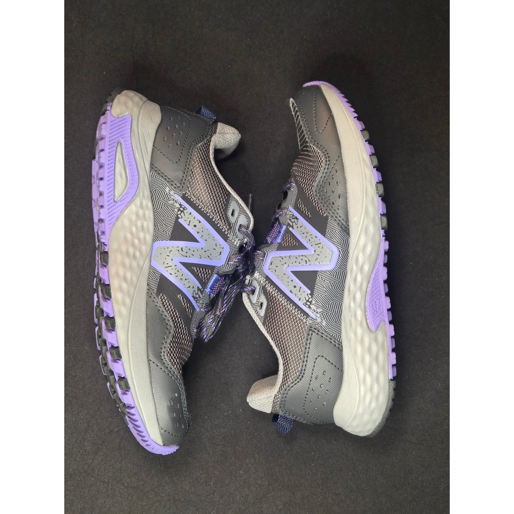 New Balance 410v8 Womens Trail Running Shoes Grey Purple WT410LQ8 Size 7